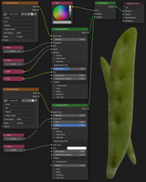 PBRT Landscape scene material graph example